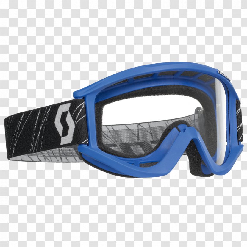Scott Sports Buzz Clear Kids Goggles Motocross Motorcycle Transparent PNG