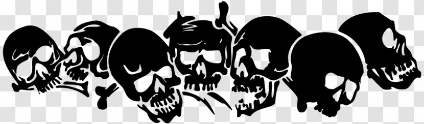 Decal Sticker Human Skull Symbolism Die Cutting - Vinilo Transparent PNG