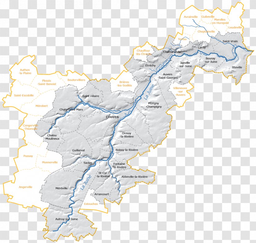 Juine Contract Siarja Morigny-Champigny Drainage Basin - Watercolor - Tree Transparent PNG