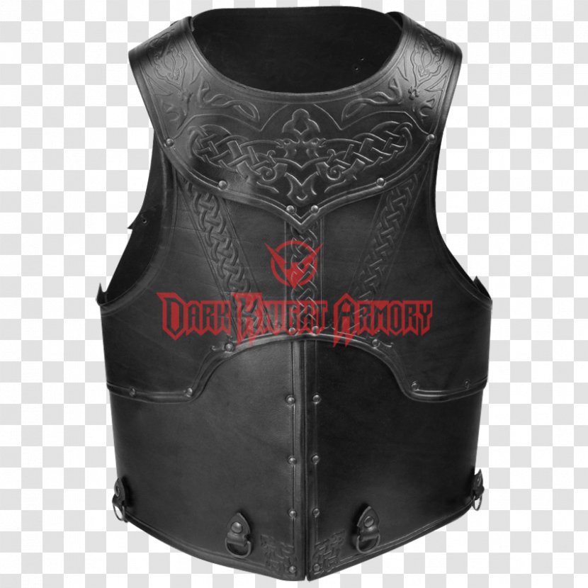 Muscle Cuirass Leather Components Of Medieval Armour - Breastplate Transparent PNG
