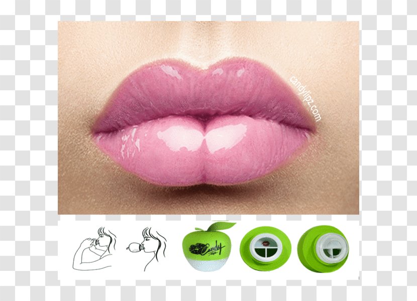 Lip Augmentation Cosmetics Beauty And The Peach Model Kylie Jenner Lips Transparent Png