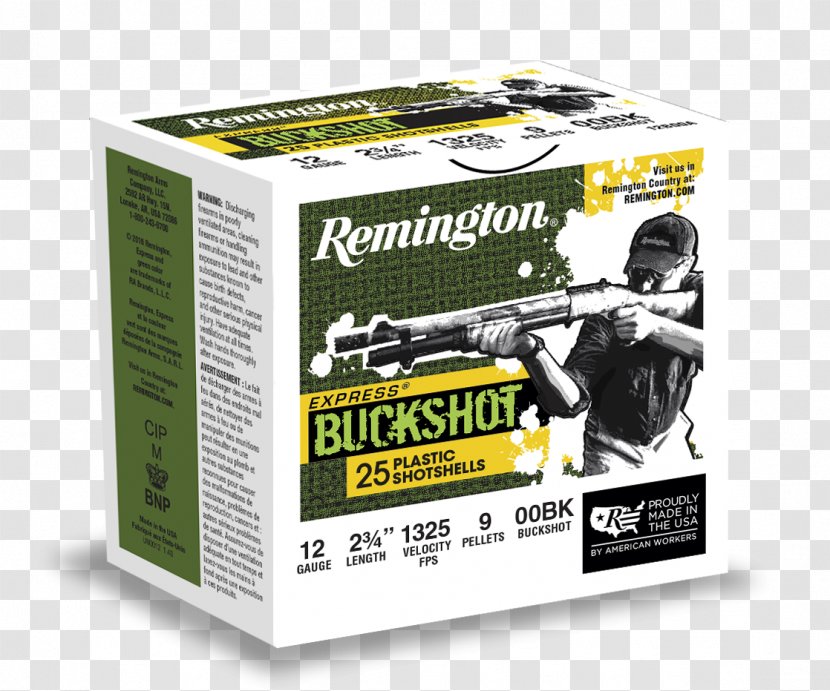 Ammunition Shotgun Shell Remington Arms - Calibre 12 Transparent PNG