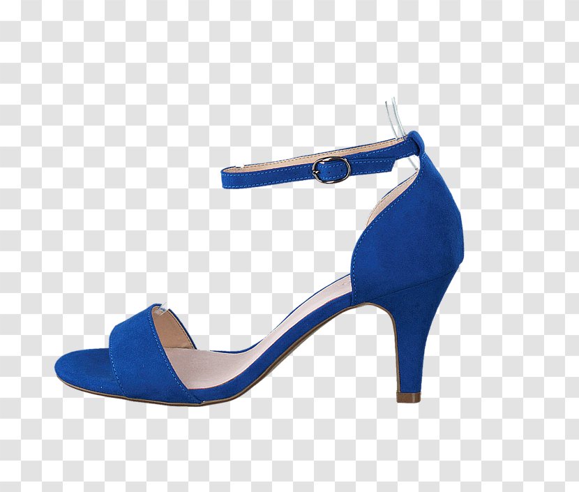 Sandal Blue High-heeled Shoe Fashion - Electric Transparent PNG