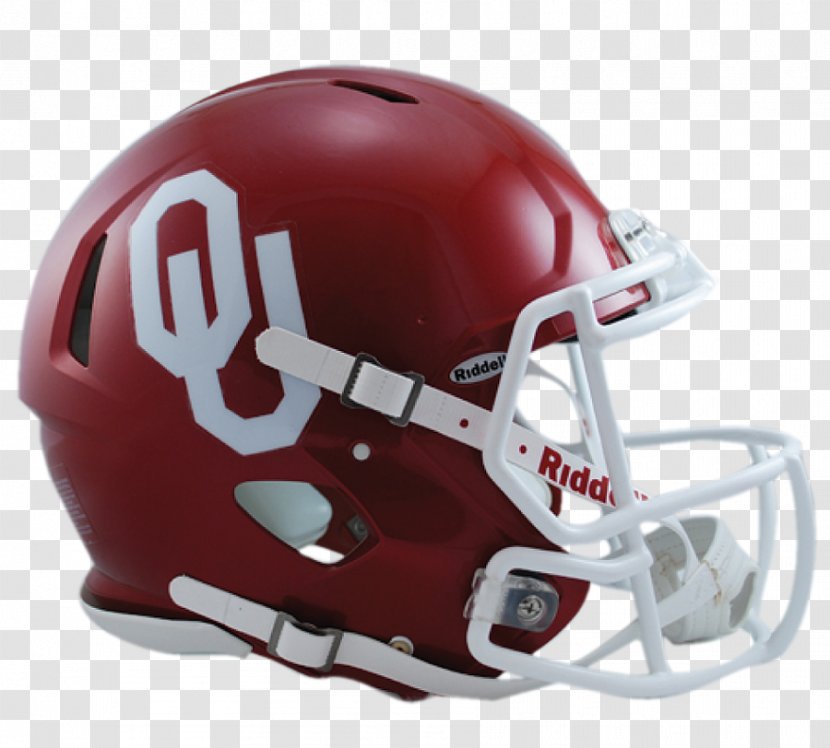 Oklahoma Sooners Football University Of Baseball American Helmets - Lacrosse Protective Gear - College Transparent PNG