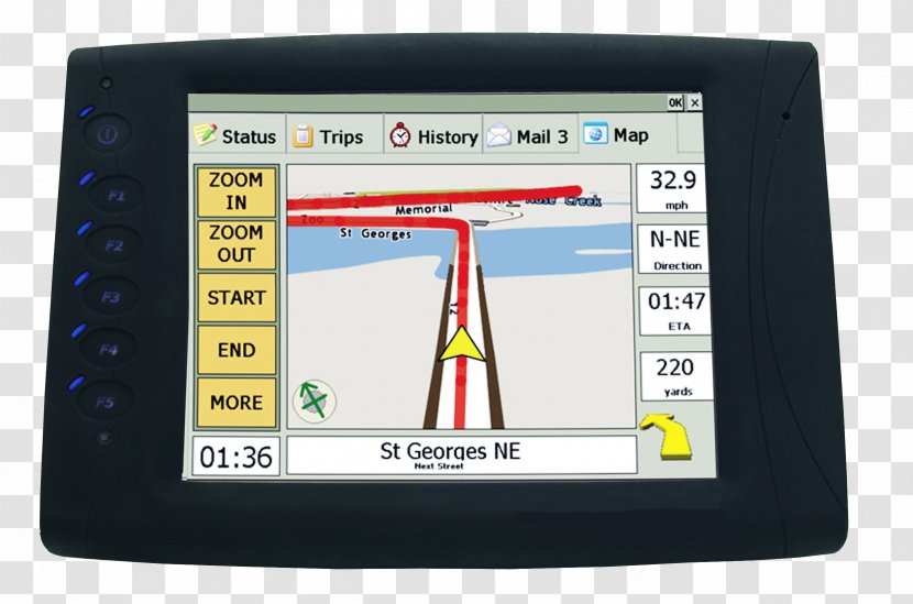 Automotive Navigation System GPS Systems Trapeze Software Car Automatic Vehicle Location - Computer - Gps Transparent PNG