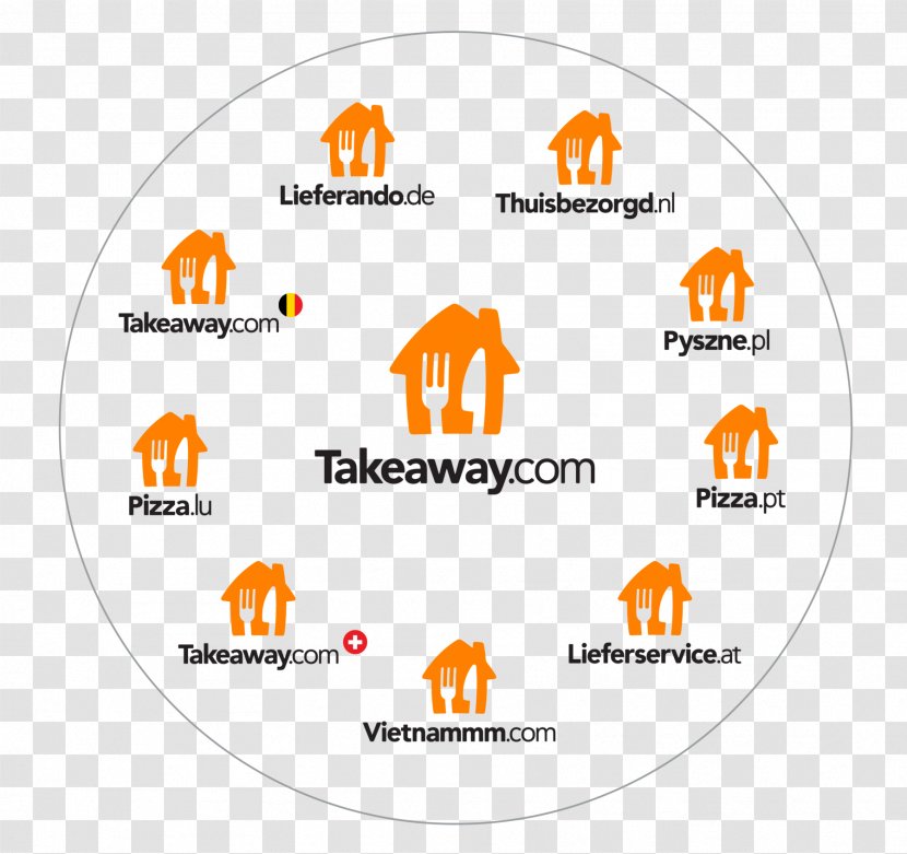 Takeaway.com Online Food Ordering Restaurant Deliveroo - Area - Brand Awareness Transparent PNG