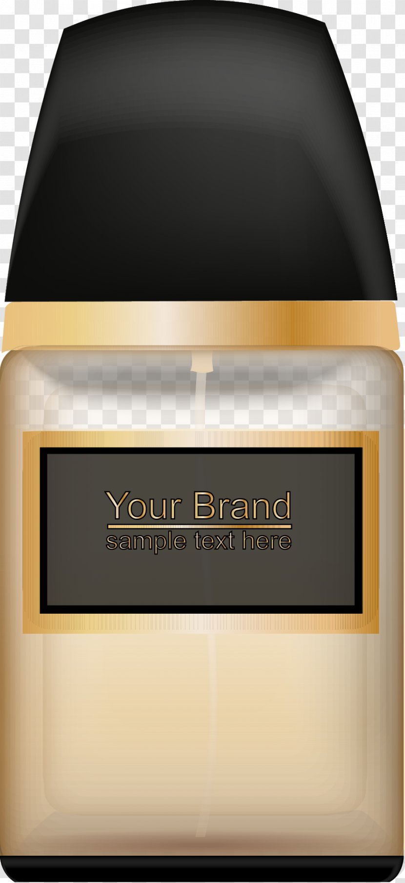 Perfume - Cosmetics - Vector Hand-painted Bottle Transparent PNG