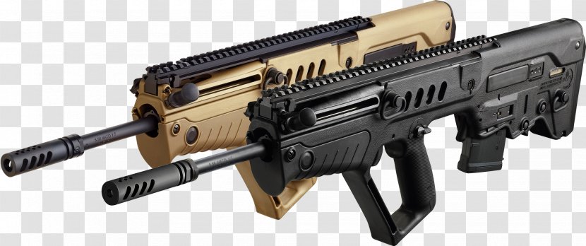 IWI Tavor Firearm Israel Weapon Industries 9×19mm Parabellum 5.56×45mm NATO - Frame - Watercolor Transparent PNG