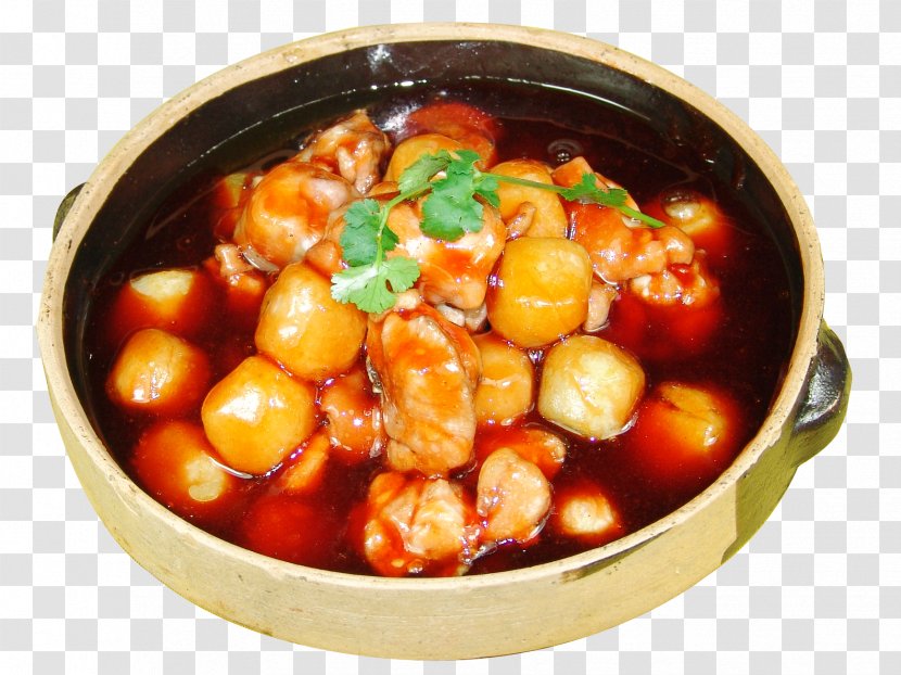 Chicken Nugget Roast Sweet And Sour Meatball - Dish - Product Kind Potatoes Pieces Transparent PNG