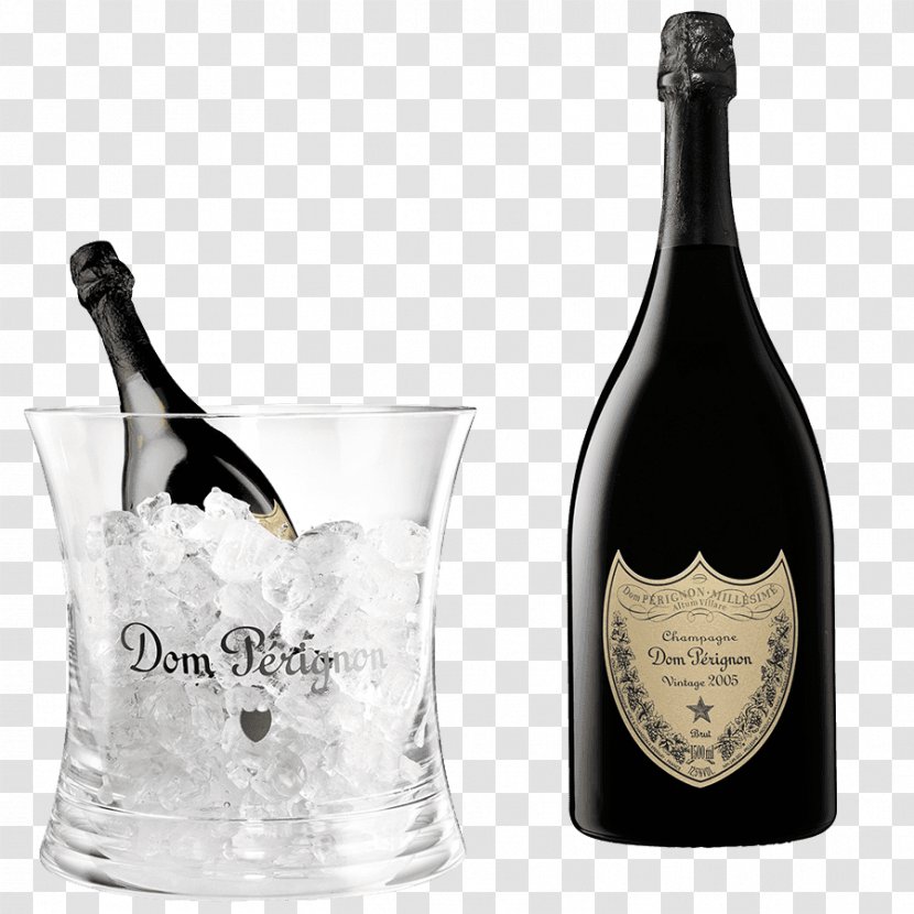 Champagne Wine Dom Pérignon Vintage Bottle - Price Transparent PNG