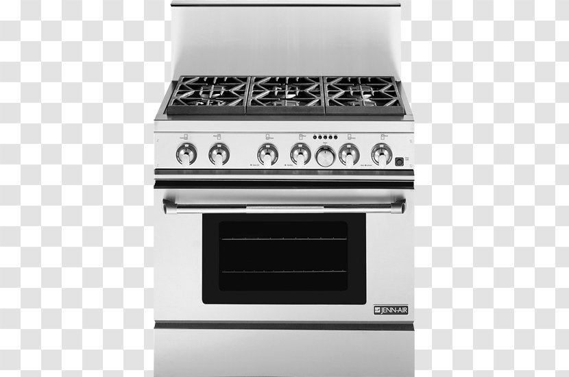 Gas Stove Cooking Ranges Jenn-Air Oven - Home Appliance Transparent PNG