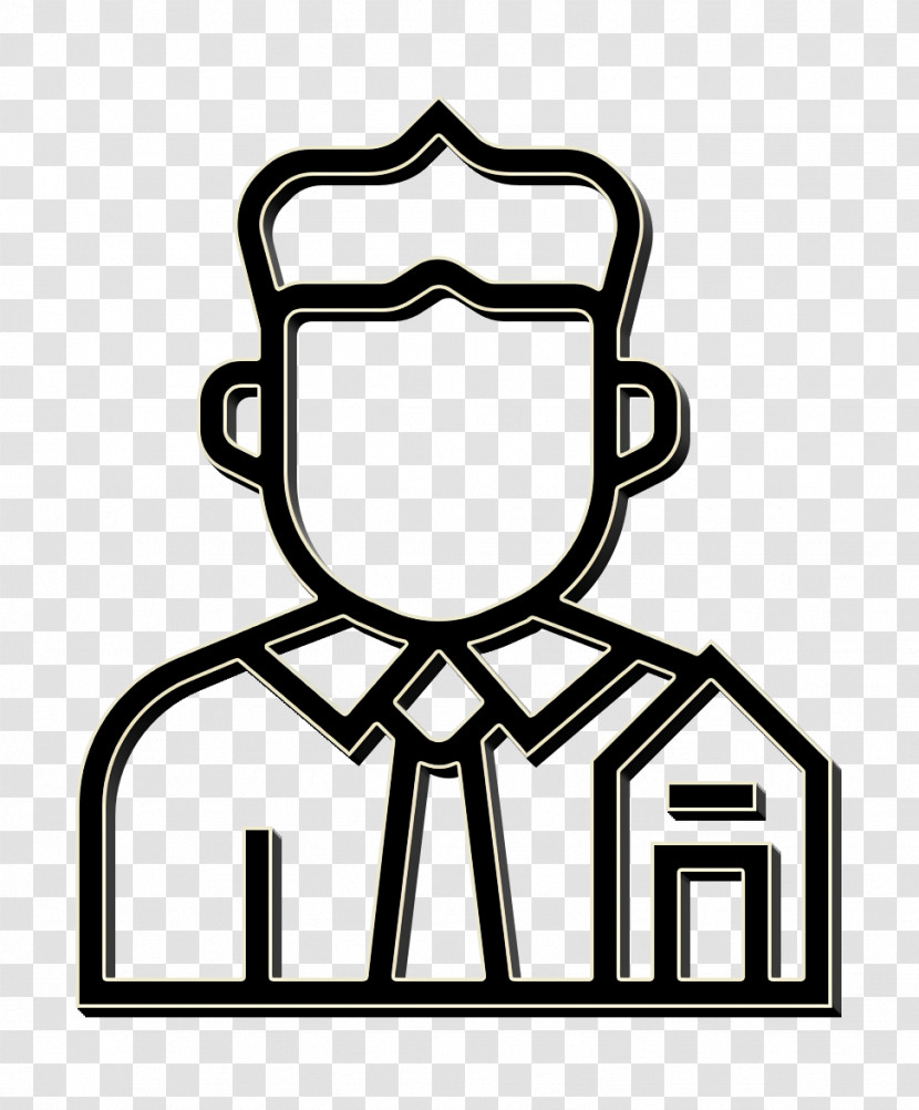 Seller Icon Jobs And Occupations Icon Real Estate Icon Transparent PNG