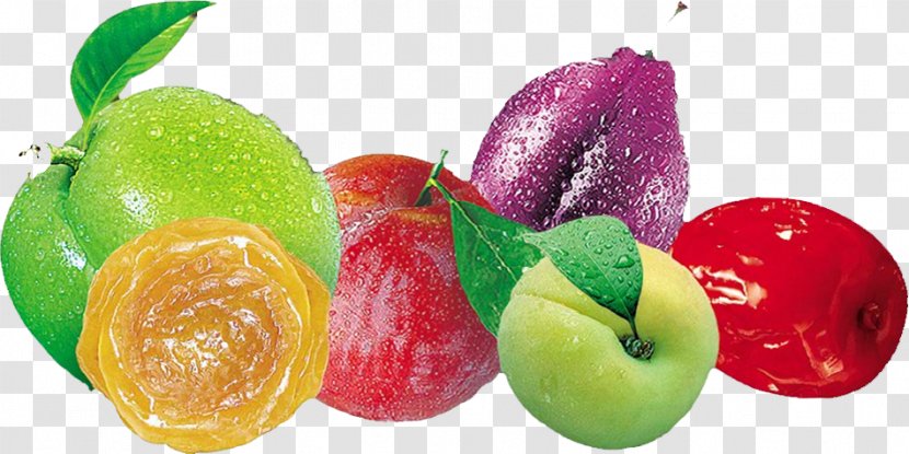 Apple Peach Fruit Food - Diet Transparent PNG
