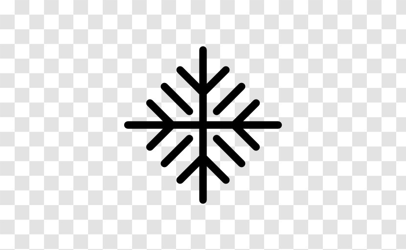 Snowflake Symbol - Point - Creative Graphic Design Of Simple Restaurant Transparent PNG