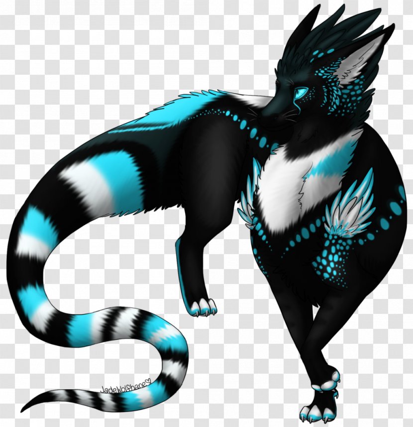 Turquoise Teal Dragon - Cyan Transparent PNG