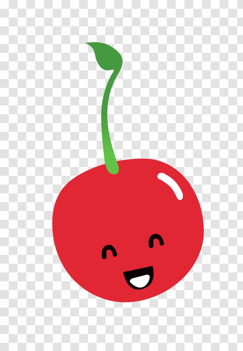 Cherry Cartoon Peach Strawberry - Smiley Transparent PNG
