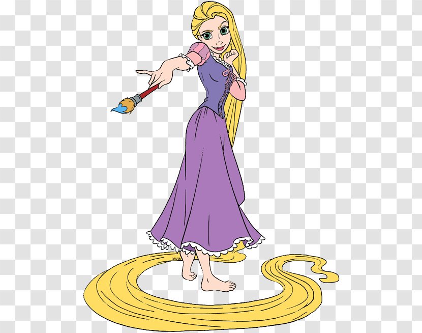 Rapunzel The Walt Disney Company Tangled Clip Art - Flower Transparent PNG