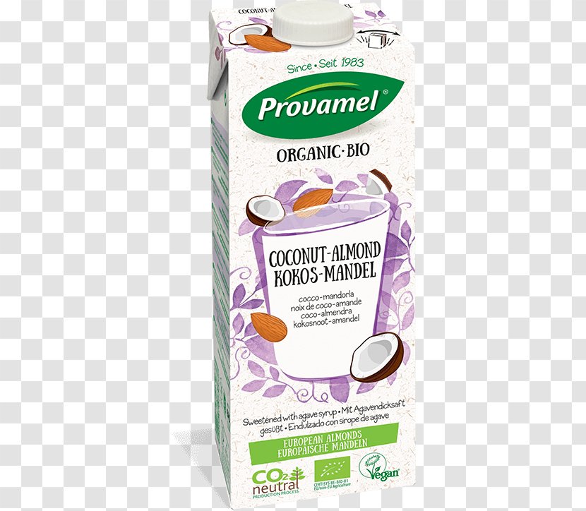 Soy Milk Organic Food Almond Coconut - Drinking Transparent PNG