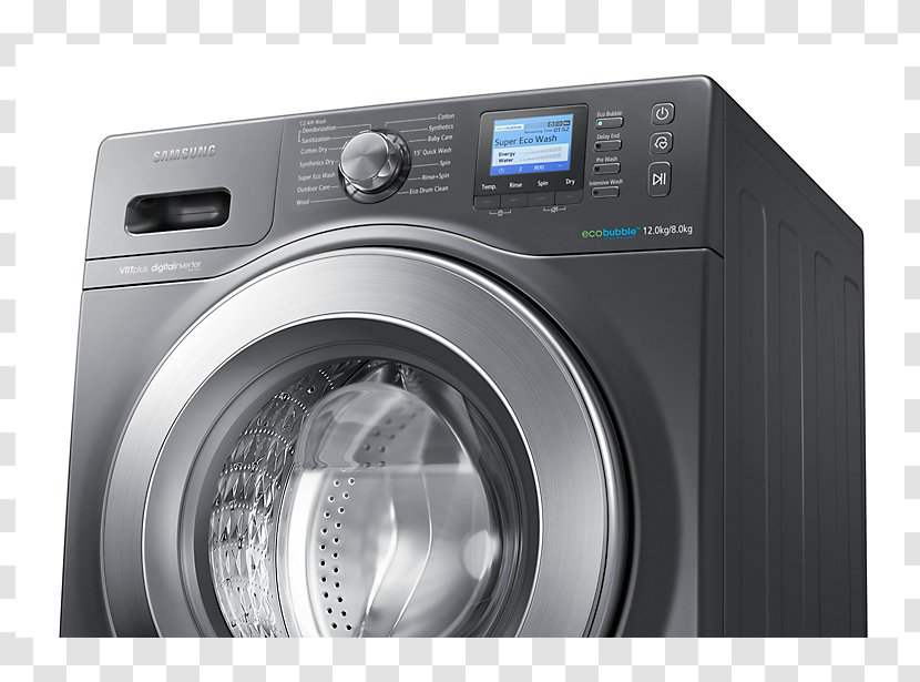 Washing Machines Combo Washer Dryer Power Inverters Laundry Clothes - Samsung Transparent PNG