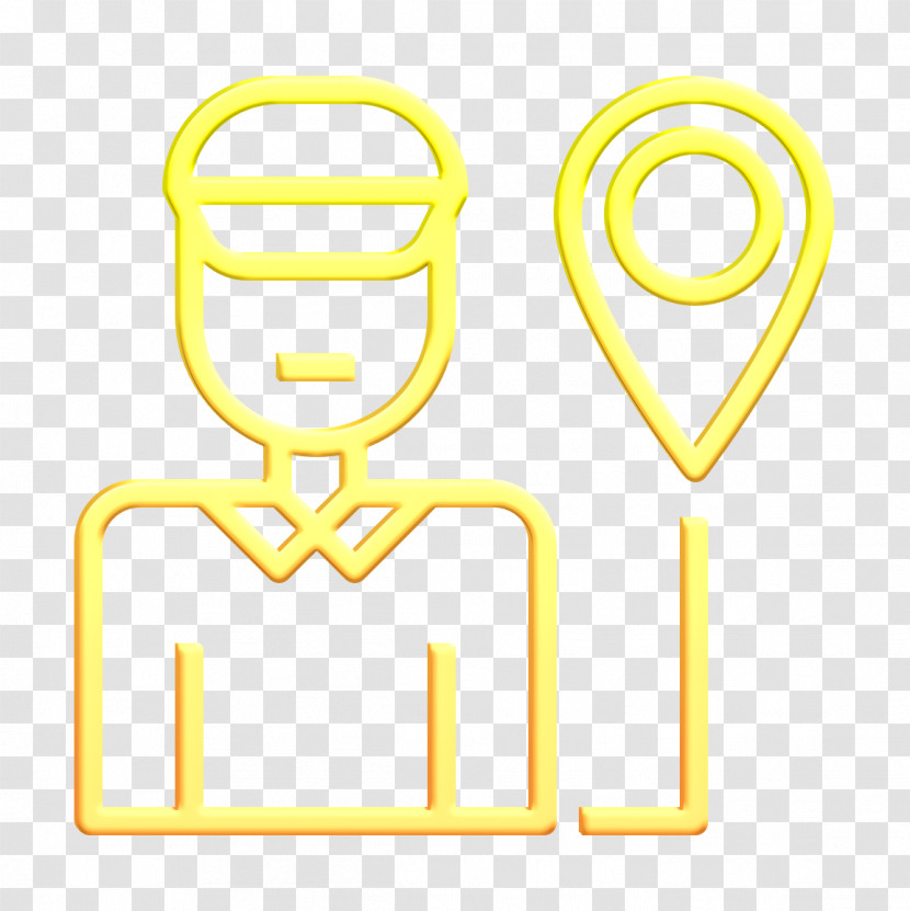 Delivery Man Icon Logistic Icon Maps And Location Icon Transparent PNG