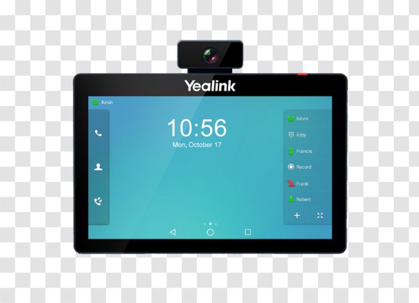 Yealink SIP-T58V Ip Phone Tablet Computers VoIP Telephone Session Initiation Protocol - Remote Administration - Sip Transparent PNG