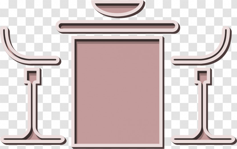 Kitchen Table And Seats Set Of Furniture Icon Kitchen Icon Tools And Utensils Icon Transparent PNG