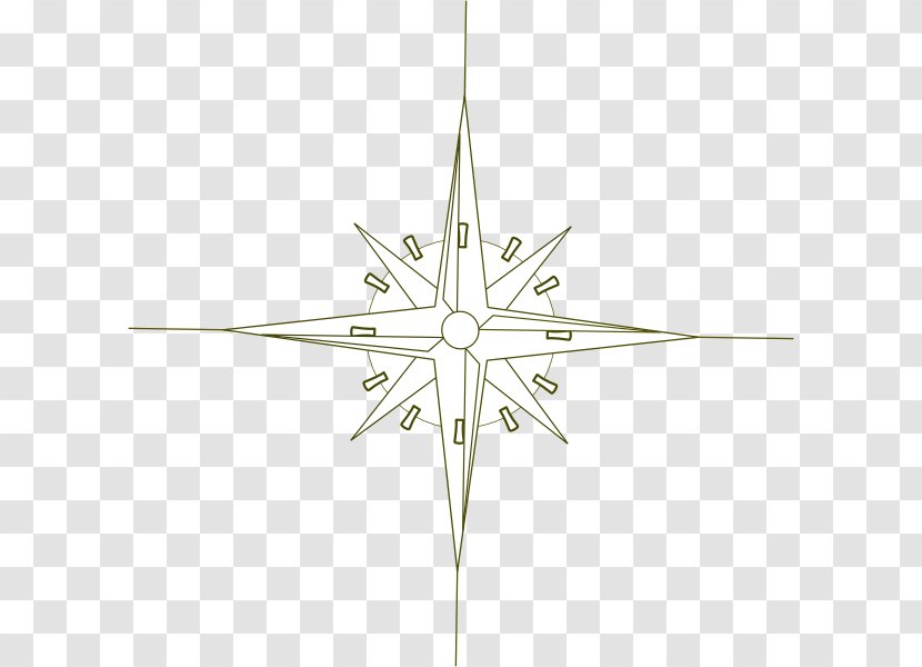 Line Symmetry Angle Tree Star - Sepia Transparent PNG