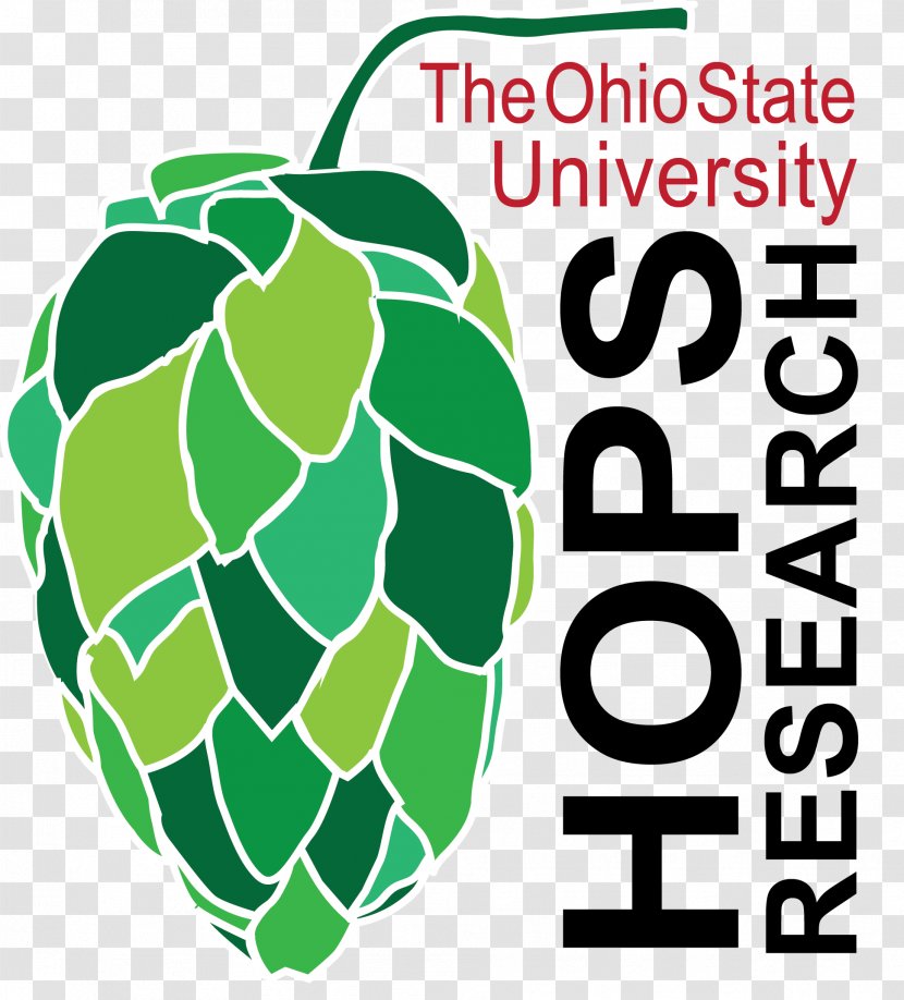 The Ohio State University South Centers Hops Beer - Text - And Barley Transparent PNG