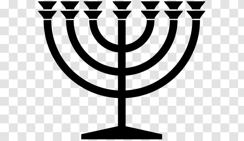 Menorah Jewish Symbolism Judaism Clip Art - Hanukkah - Symbol Transparent PNG