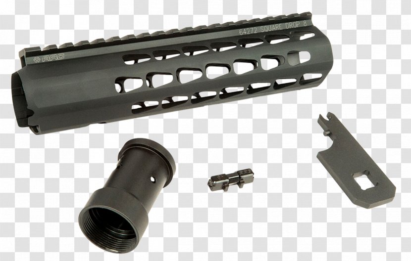 Handguard M-LOK Advanced Armament Corporation Firearm Weapon - Silhouette - Aac Honey Badger Transparent PNG