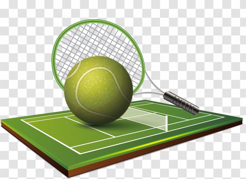Tennis Centre Sport Ball - Creative Transparent PNG