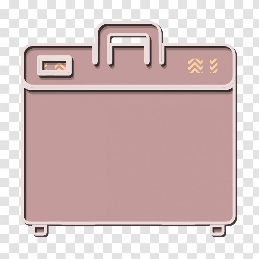 Bag Icon Suitcase Business - Metal Material Property Transparent PNG