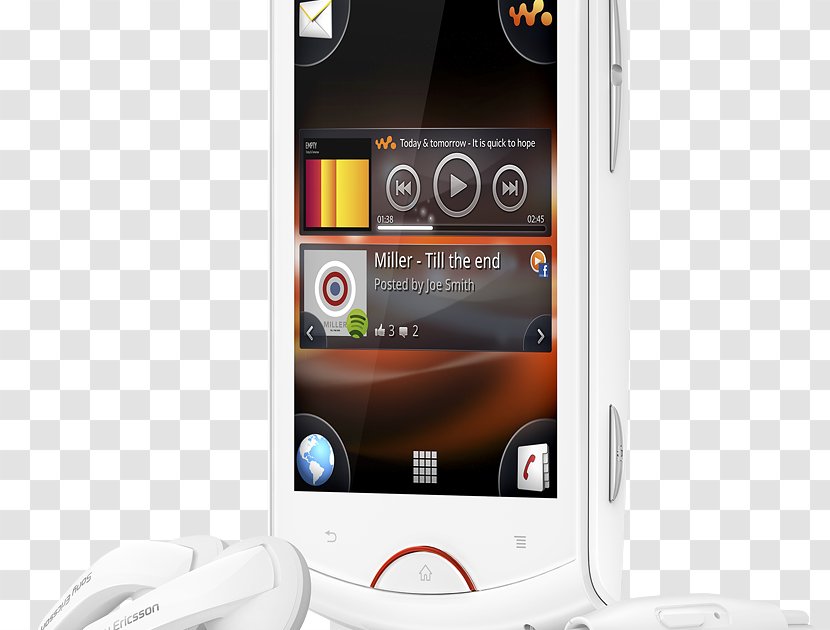 Sony Ericsson Live With Walkman W890i Smartphone - Portable Communications Device Transparent PNG