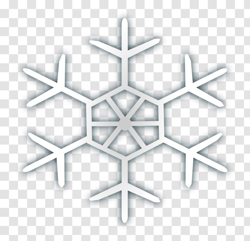 Snowflake Symbol Clip Art - Snow - Flake Cliparts Transparent PNG