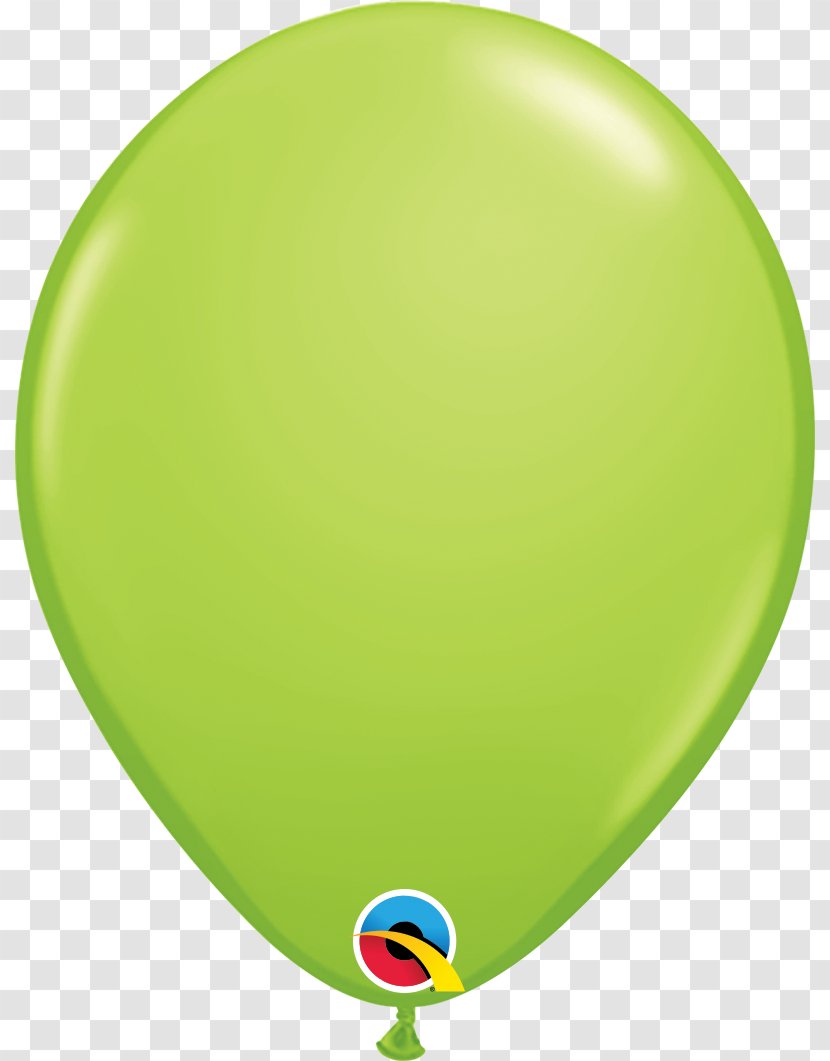 Mylar Balloon Blue Lime Spring Green - Red Transparent PNG
