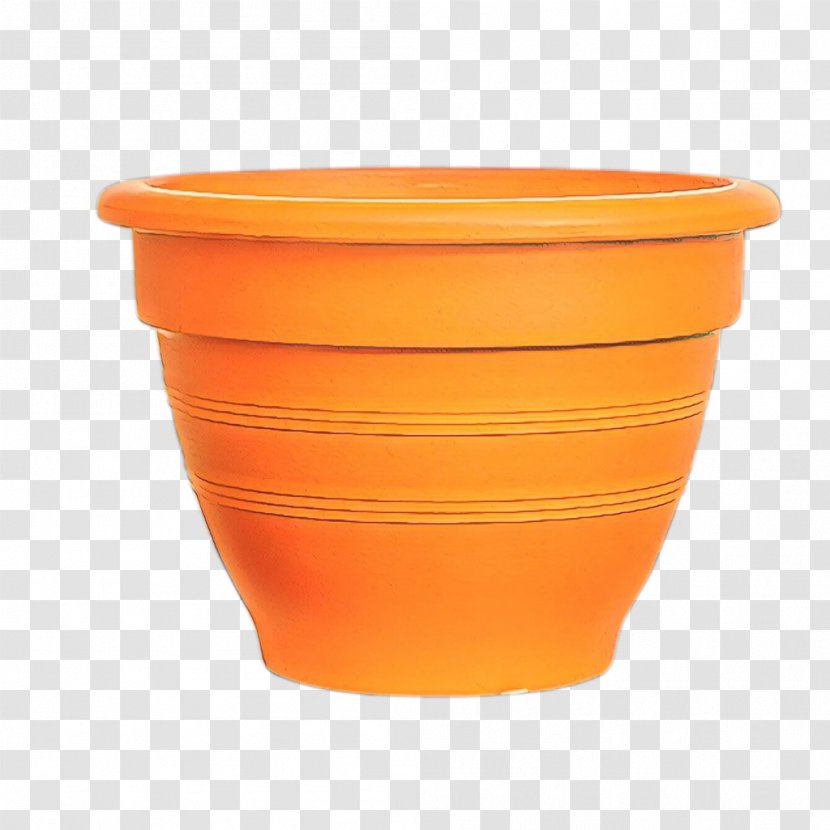 Orange - Flowerpot - Cup Plastic Transparent PNG