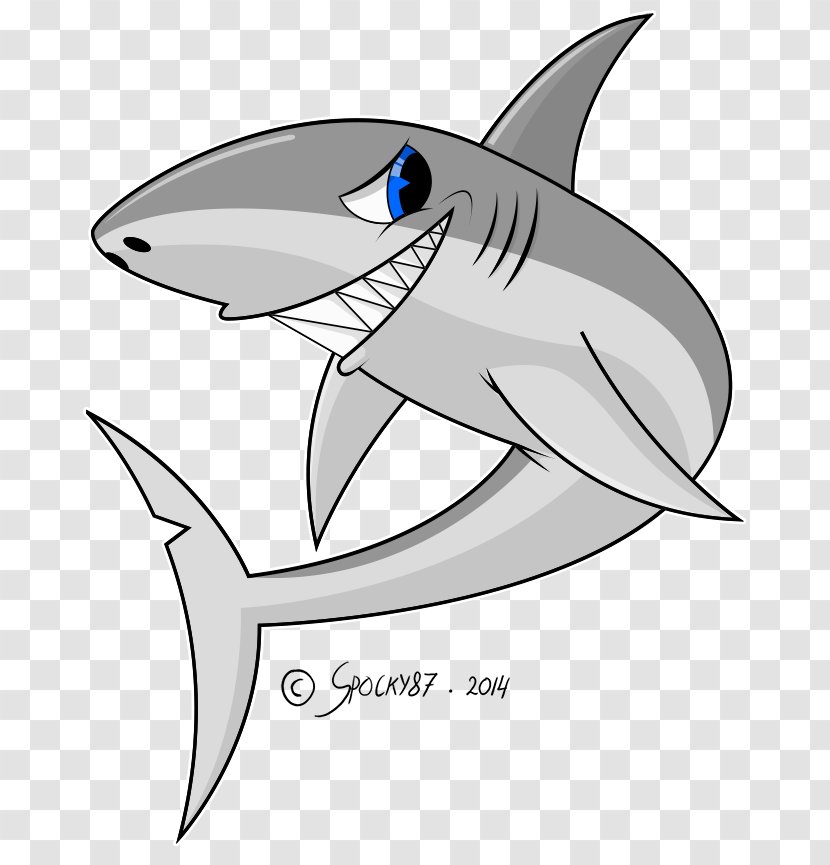 Tiger Shark Chondrichthyes Requiem Art - Artwork - Cartoon Transparent PNG
