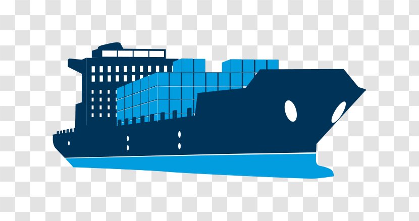Cargo Intermodal Container Shipping Ship - Delivery - Sea Freight Transparent PNG
