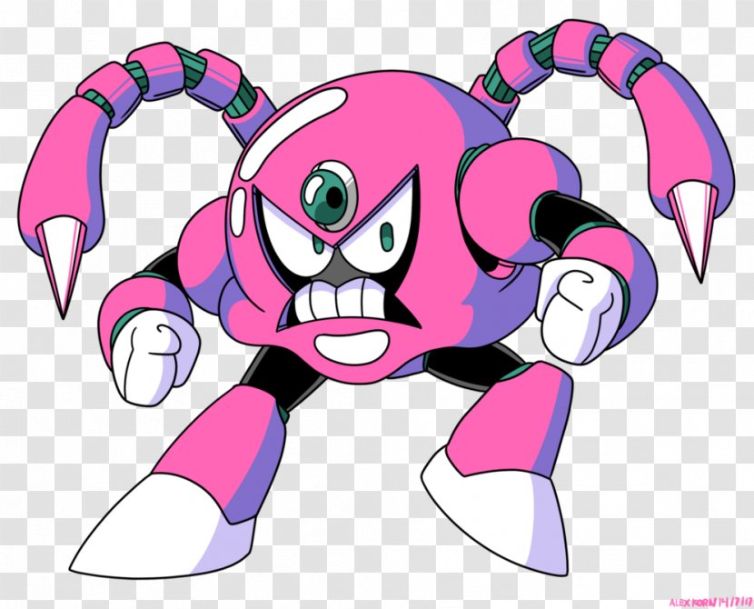 Mega Man X 11 Jellyfish 8 Robot Master - Watercolor - Snag Transparent PNG