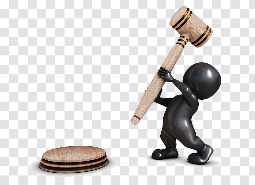 Auction Gavel Royalty-free Stock Photography Bidding - Fotolia - The Little Black Man Raised Hammer Transparent PNG