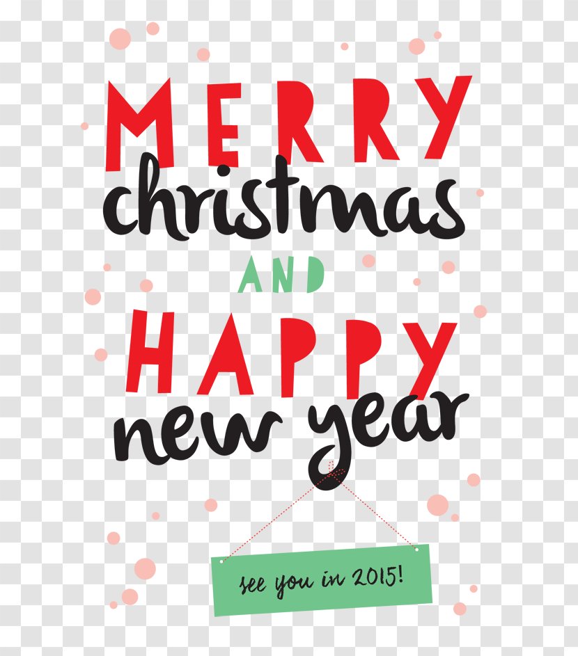 Merry Christmas Everybody Cream Brand Clip Art - Text - The New Year Wangcai Transparent PNG
