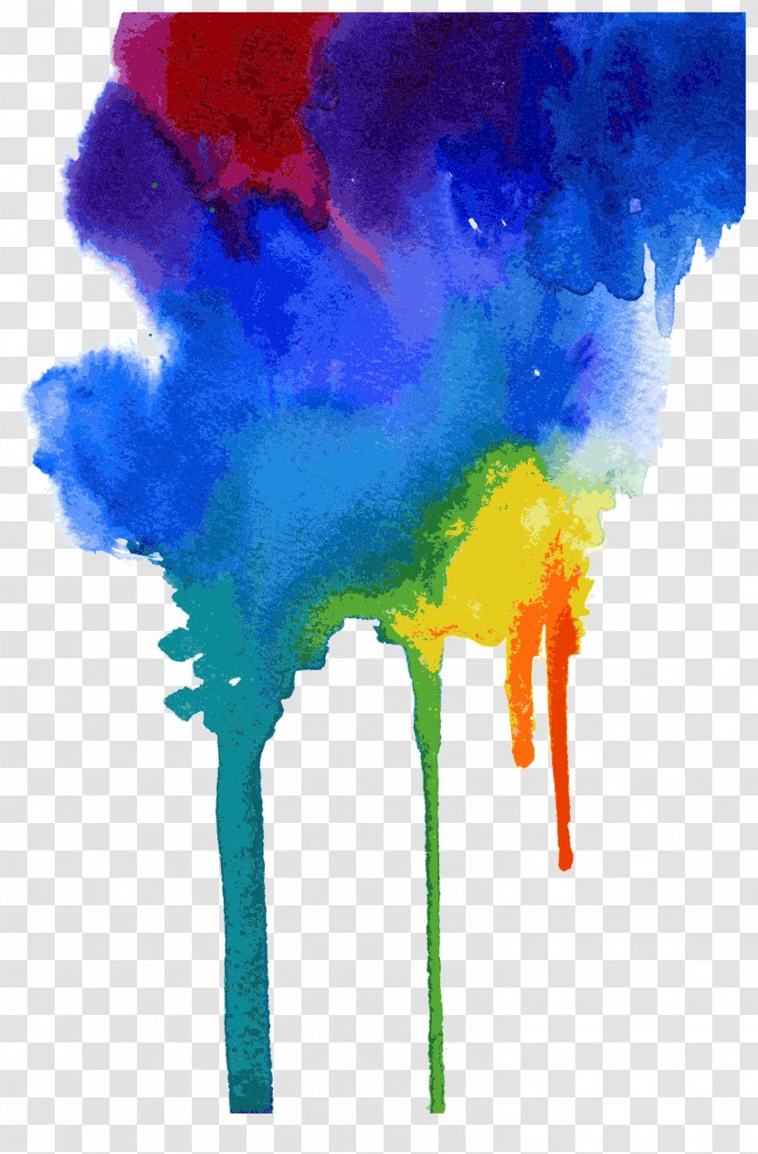 Watercolor Meets Drop Vector - Painting - Royalty Free Transparent PNG