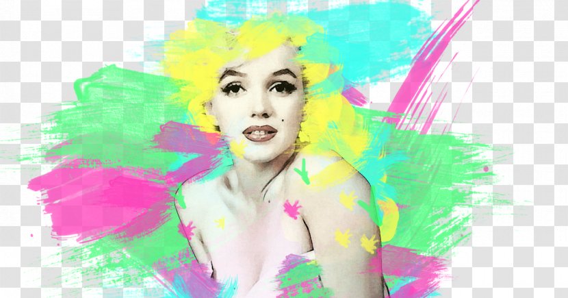 Marilyn Monroe Human Hair Color Coloring Yellow Illustration - Tree Transparent PNG