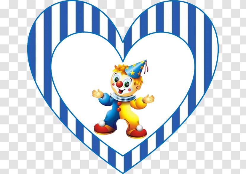 Heart Cartoon - Circus Clown Transparent PNG