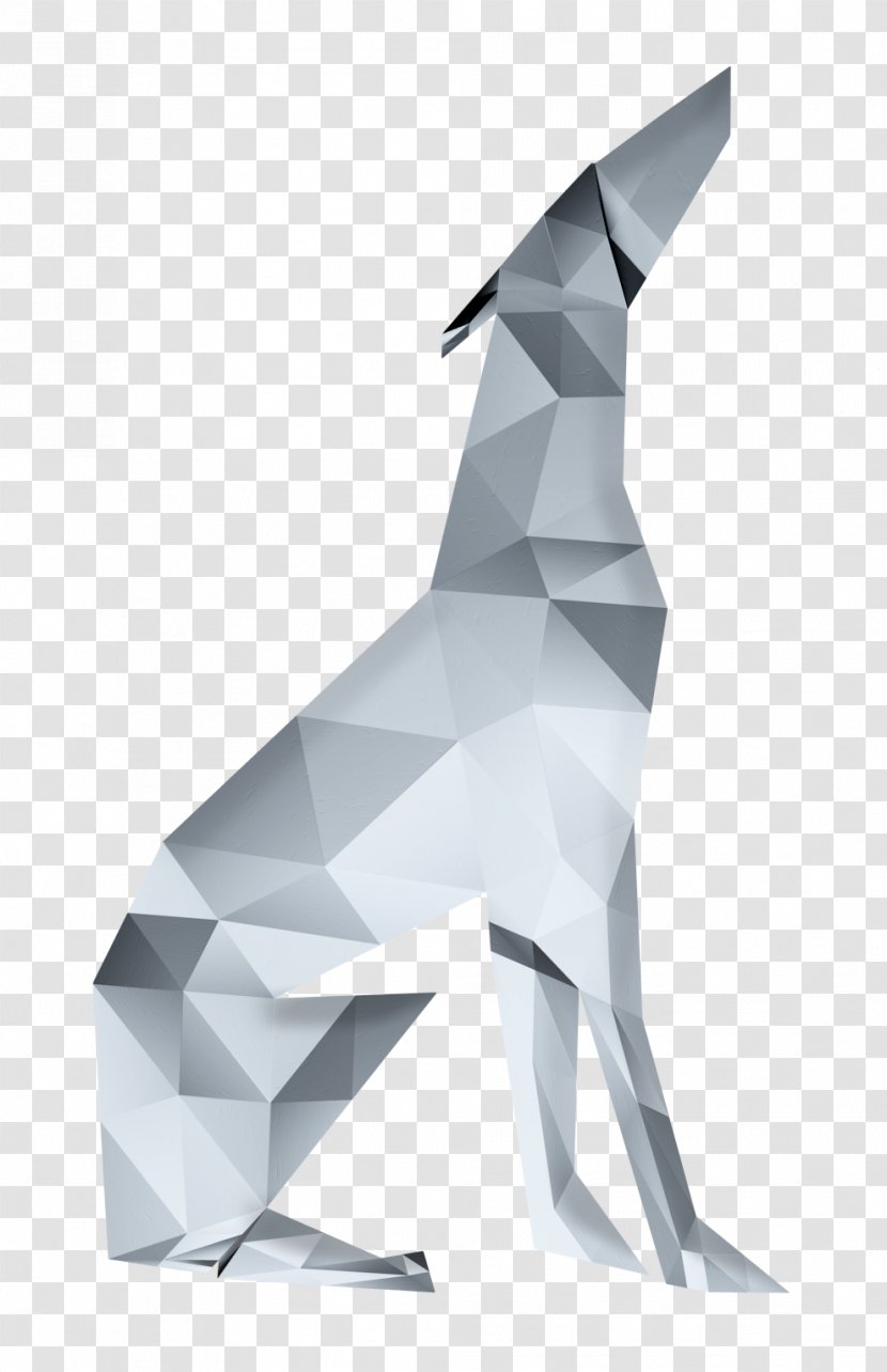 Paper Mammal Art Product Design - Houndstooth Silhouette Transparent PNG