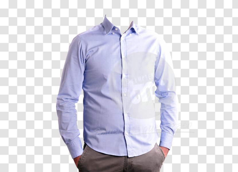 Dress Shirt Oxford Long-sleeved T-shirt - Shirtdress Transparent PNG