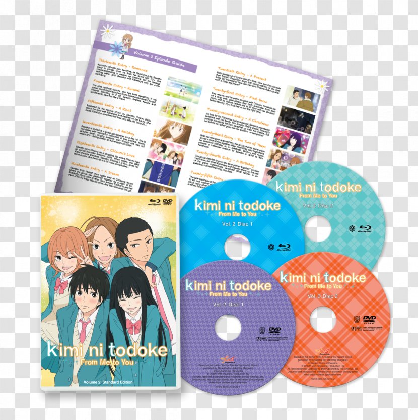 Blu-ray Disc Kimi Ni Todoke Compact DVD Keyword Tool - Frame - Dvd Transparent PNG