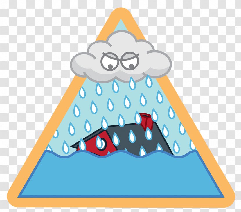 Flood Drawing Clip Art - The Storm Drowned House Transparent PNG