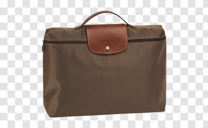 Briefcase Handbag Pliage Longchamp - Leather - Bag Transparent PNG