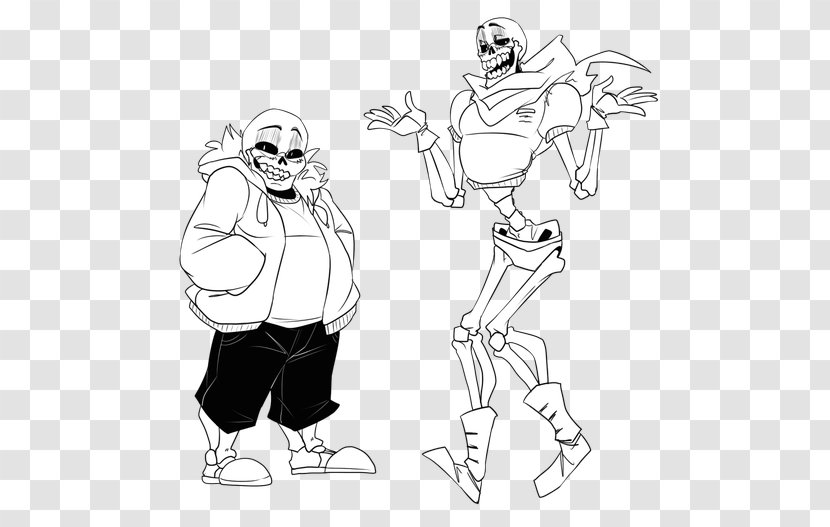 Undertale Coloring Book Drawing PAPYRUS Schurman Retail Group - Hand - Papyrus Transparent PNG